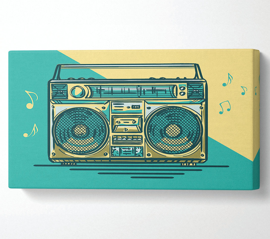  A Canvas Print of Boombox Music Maker Canvas Print