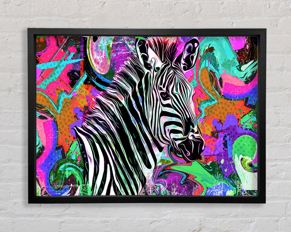 The Urban Zebra Framed Print