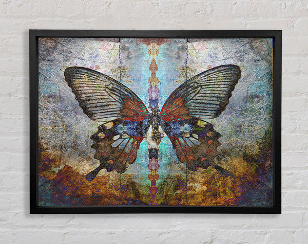 The Eroded Butterfly Framed Print