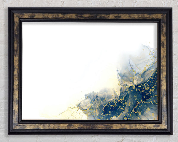 The Corner Distortion Framed Print