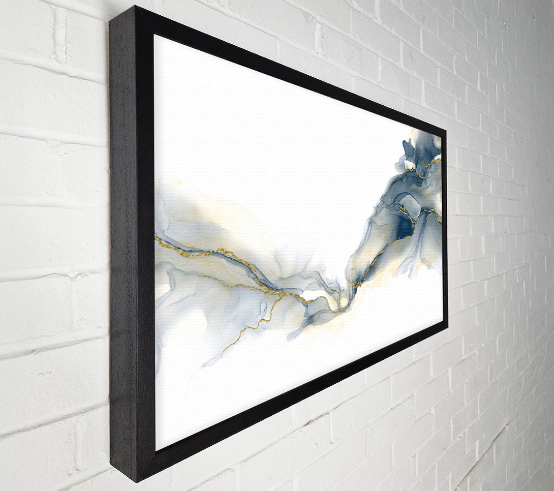  A Canvas Print of Grey Glitter Smoke Canvas Art