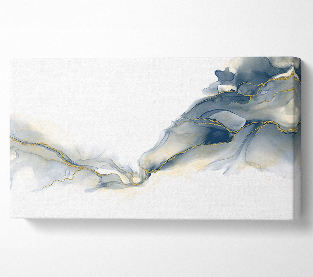  A Canvas Print of Grey Glitter Smoke Canvas Art