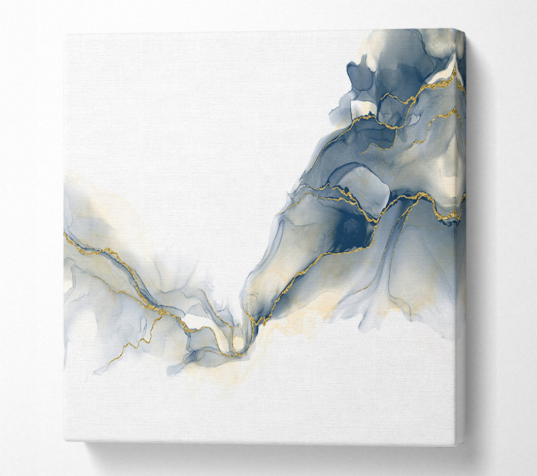  A Canvas Print of Grey Glitter Smoke Canvas Art