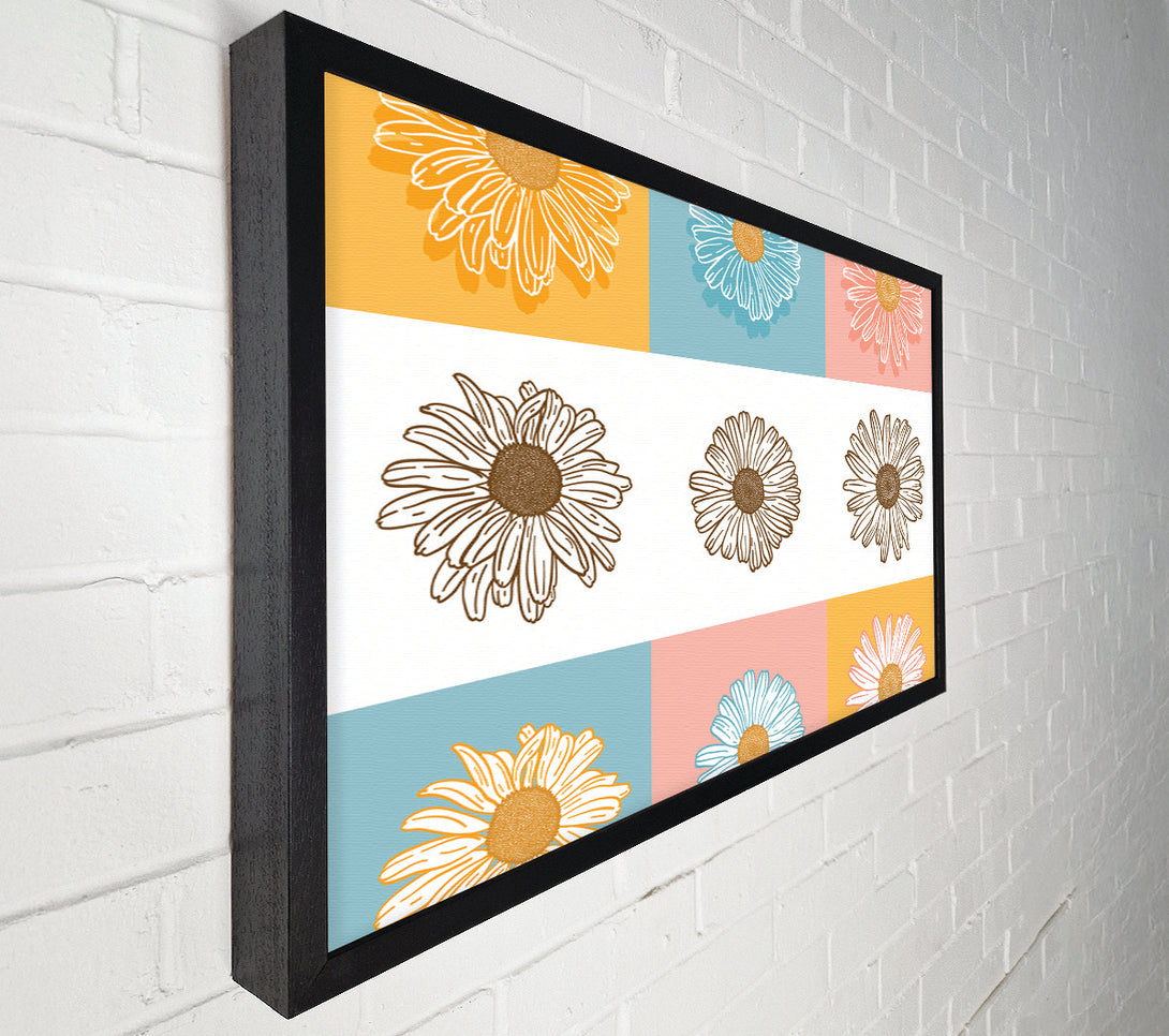  A Canvas Print of The Daisy Mirror Canvas Wall Art