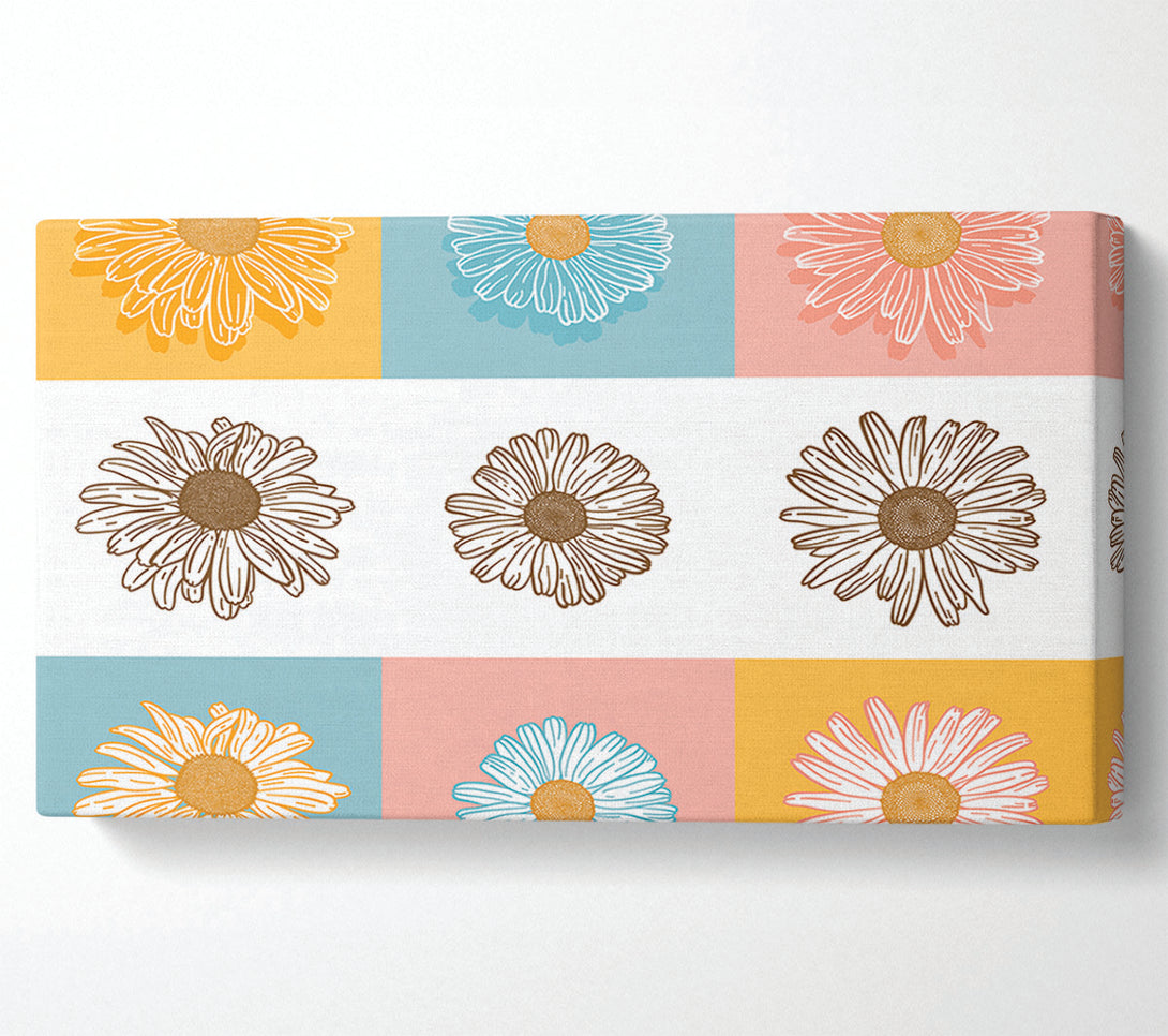  A Canvas Print of The Daisy Mirror Canvas Wall Art