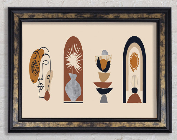 The Bohemian Modern Decor Framed Print