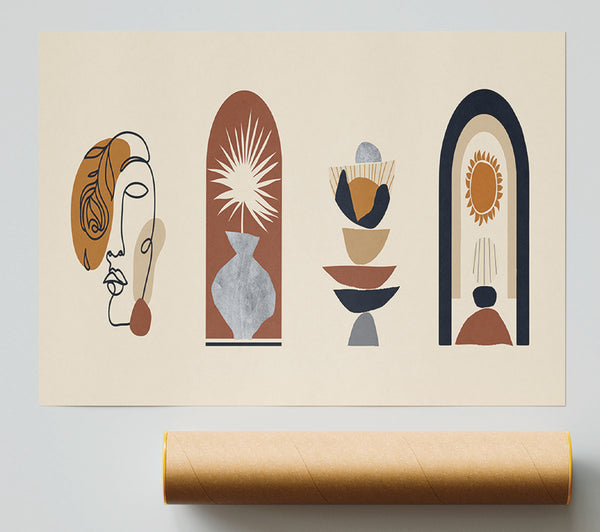 The Bohemian Modern Decor Print