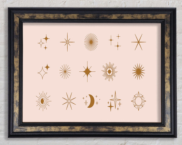 Stars Of The Universe Subtle Framed Print