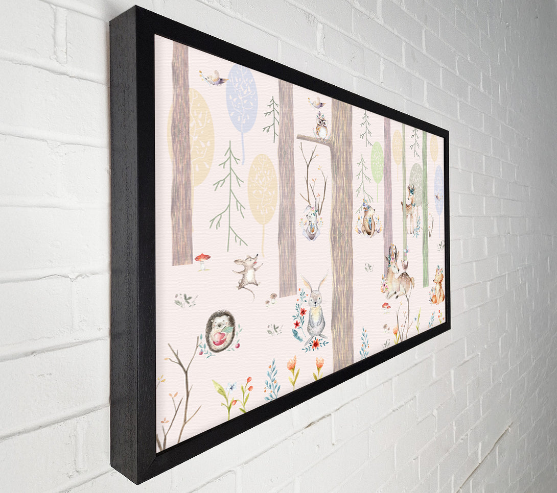  A Canvas Print of The Little Woodland Scene Canvas Wall Art