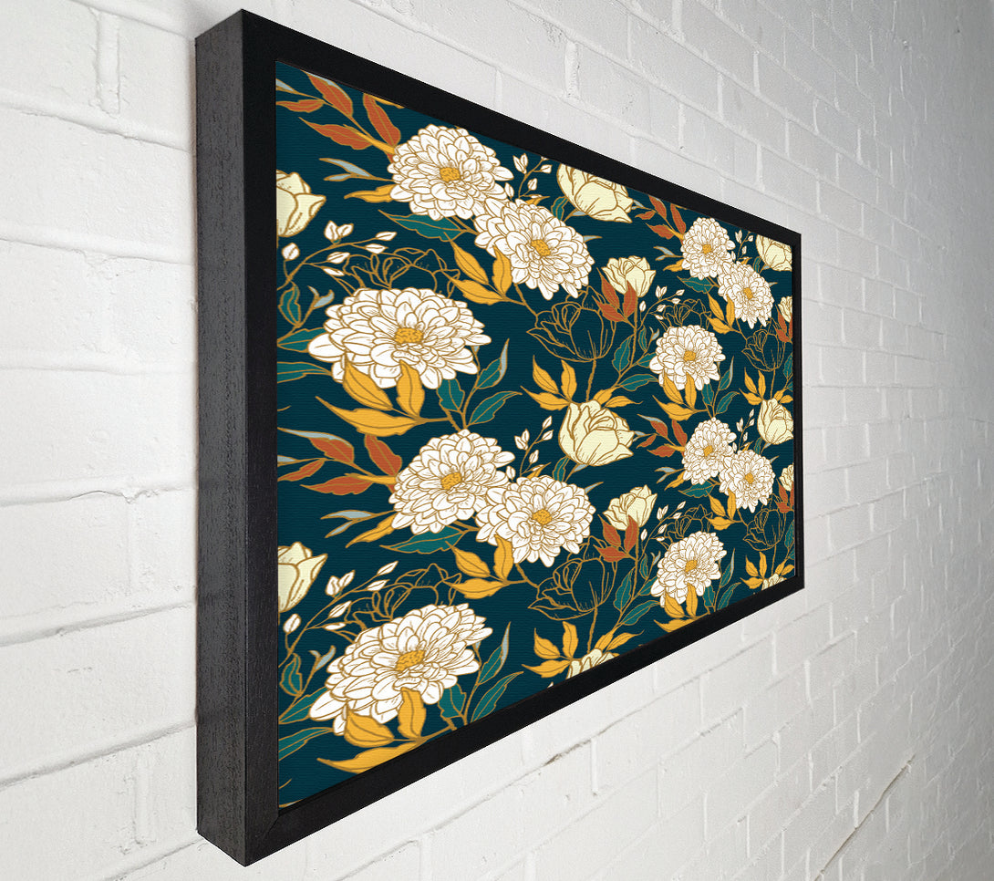  A Canvas Print of The Floral Carnation Pattern Canvas Art
