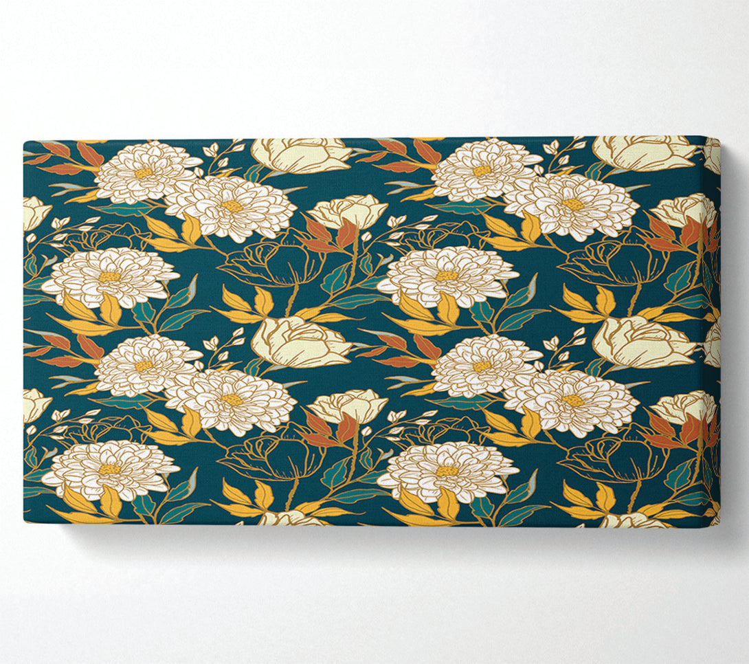 A Canvas Print of The Floral Carnation Pattern Canvas Art