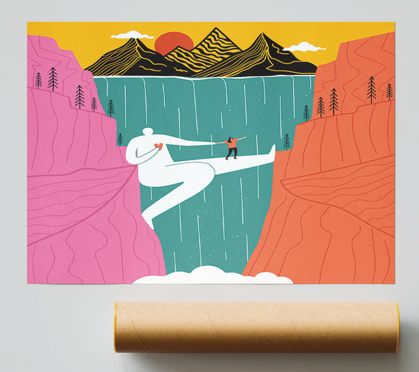 The Man Bridge Giclee Print