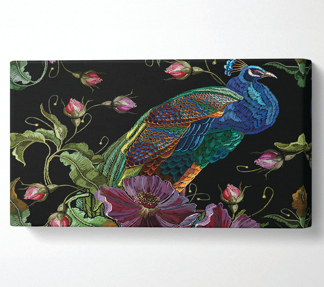  A Canvas Print of The Beautiful Peacock Nest Canvas Wall Art