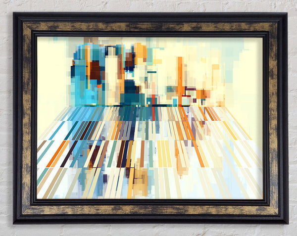 The Abstract Living Room Framed Print