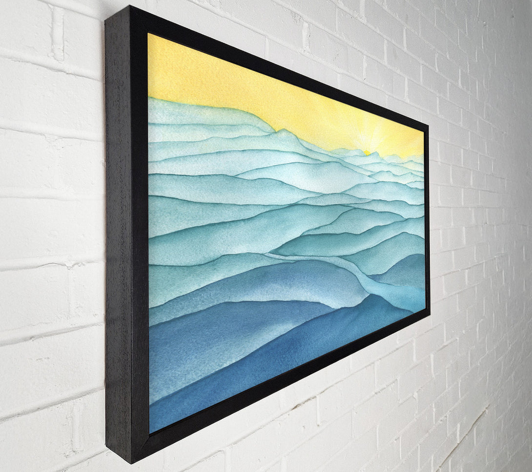  A Canvas Print of The Gentle Ripple Waves Canvas Wall Art