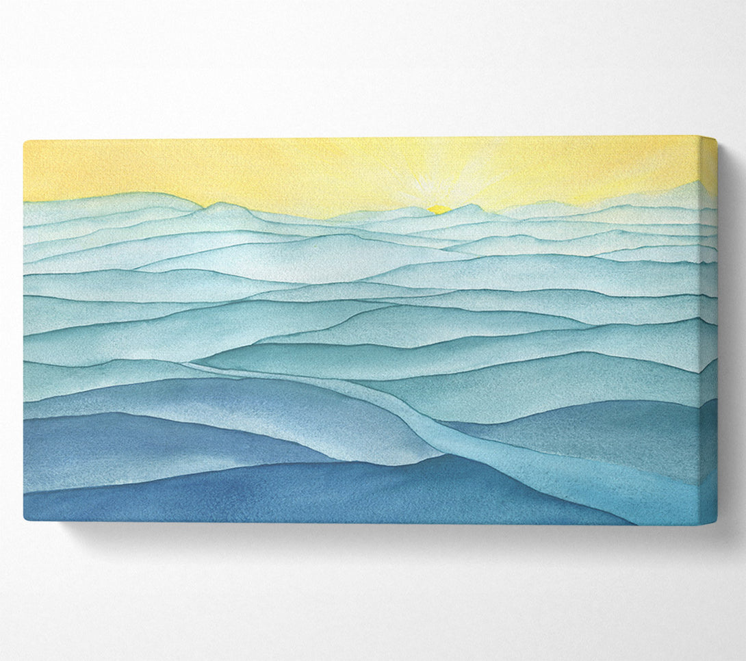  A Canvas Print of The Gentle Ripple Waves Canvas Wall Art
