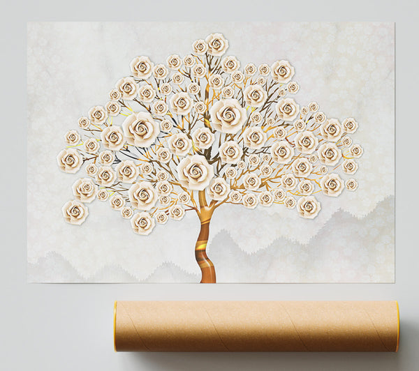 Huge Rose Tree Print