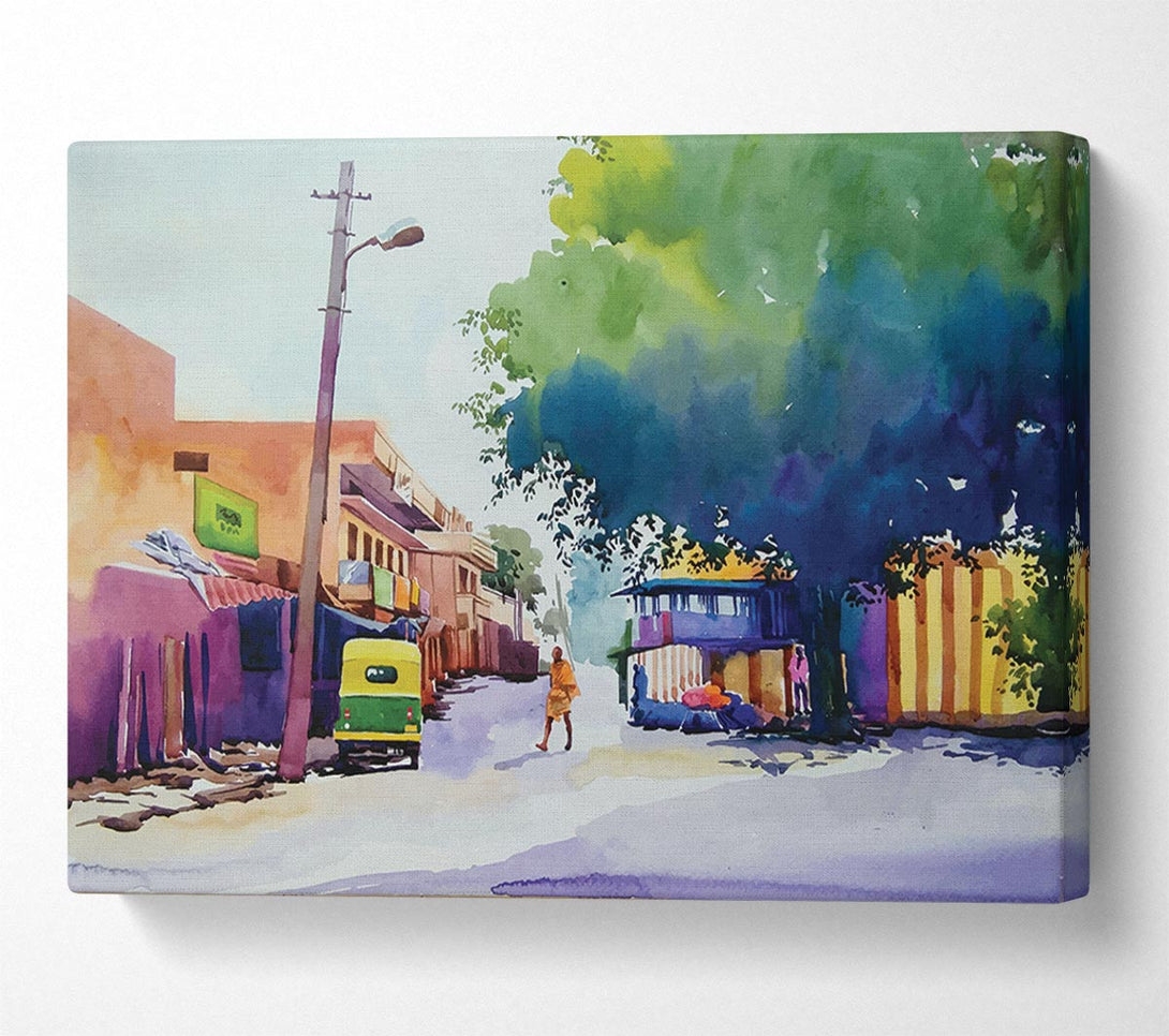  A Canvas Print of The Little Quiet Village Canvas Print