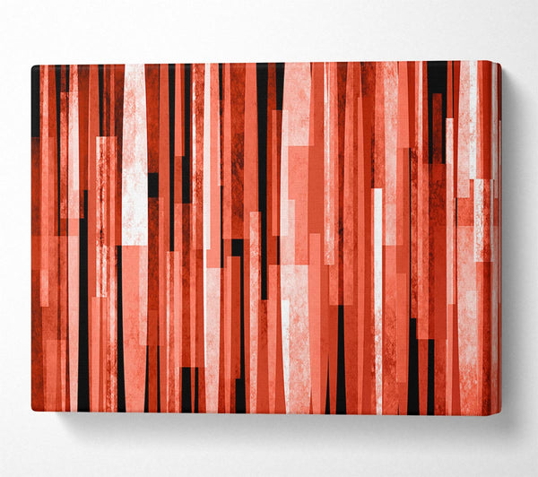  A Canvas Print of Red Line Drop Canvas Print