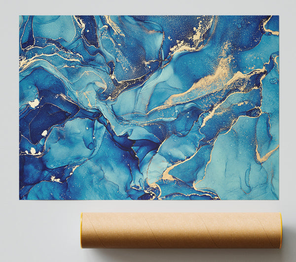 Deep Dark Blue Glitter