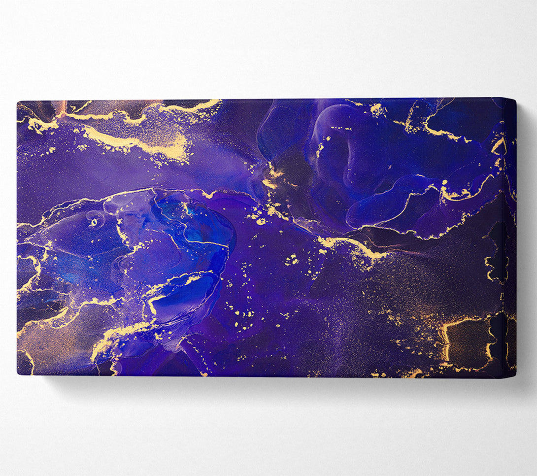  A Canvas Print of Royal Blue Glitter Canvas Print