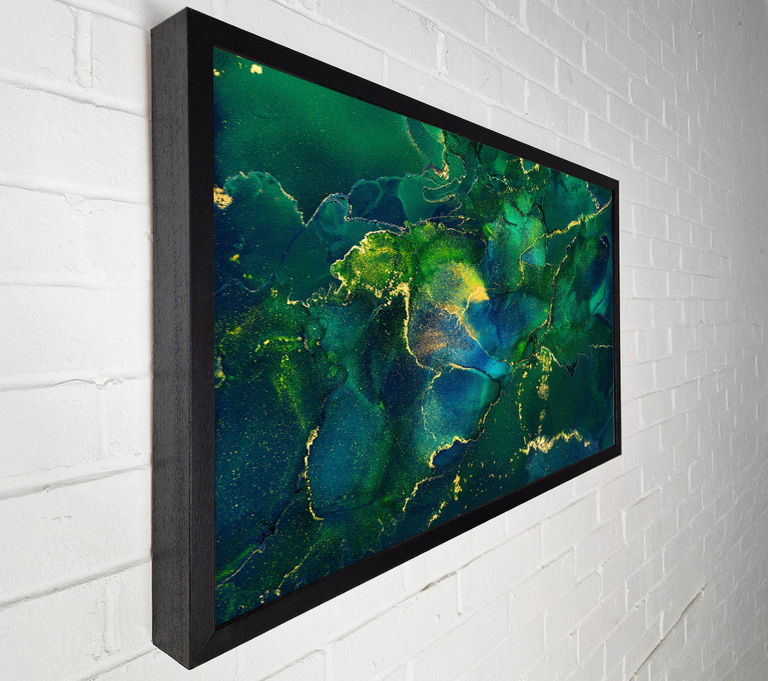  A Canvas Print of The Algae Coloured Waters Canvas Art