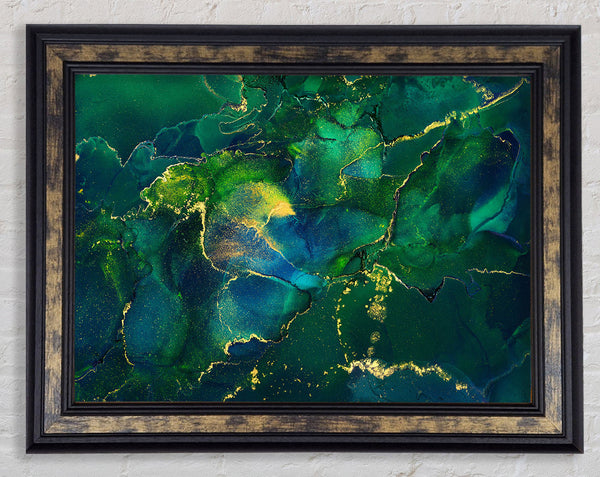 The Algae Coloured Waters Framed Print