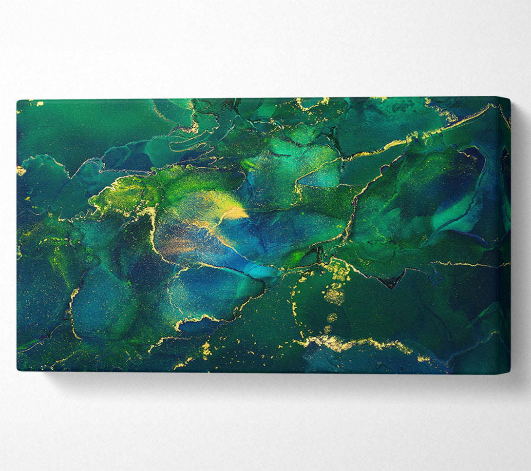  A Canvas Print of The Algae Coloured Waters Canvas Art