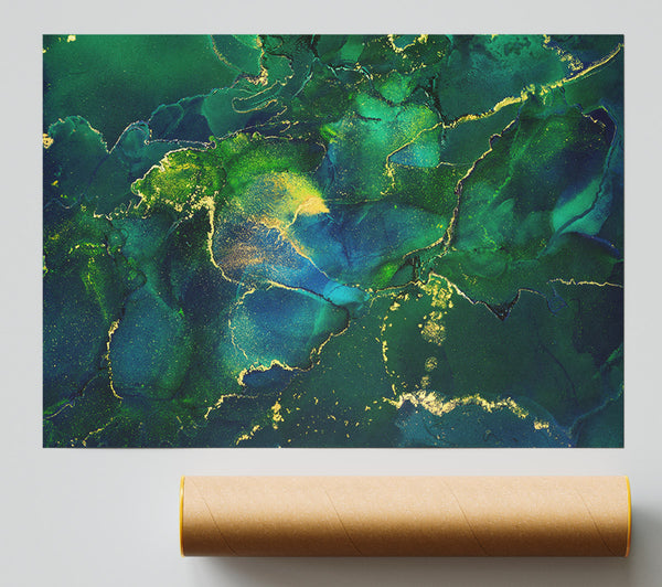 The Algae Coloured Waters Print