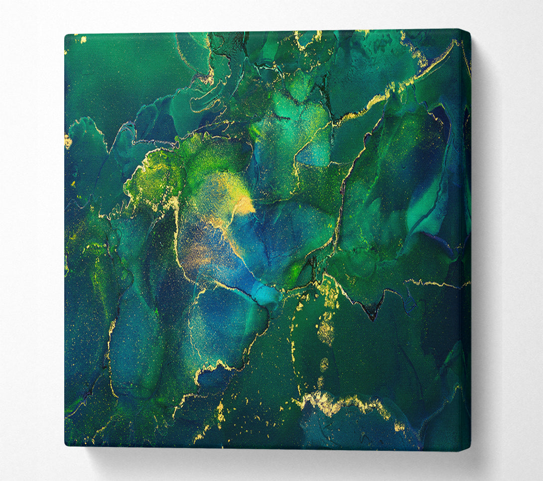  A Canvas Print of The Algae Coloured Waters Canvas Art