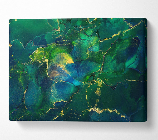  A Canvas Print of The Algae Coloured Waters Canvas Art