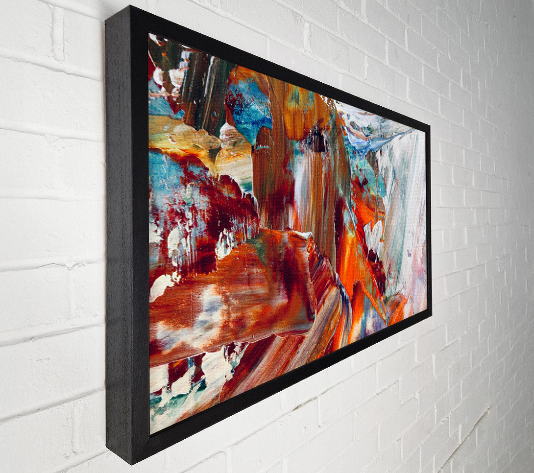  A Canvas Print of The Swipes Of The Paint Brush Canvas Wall Art