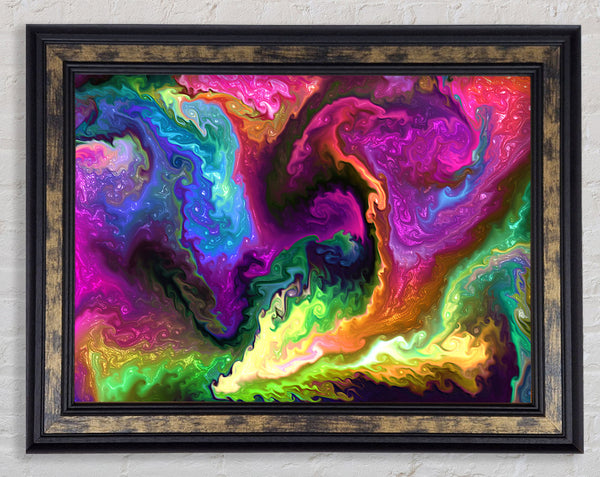 The Vivid Universe Explosion Framed Print