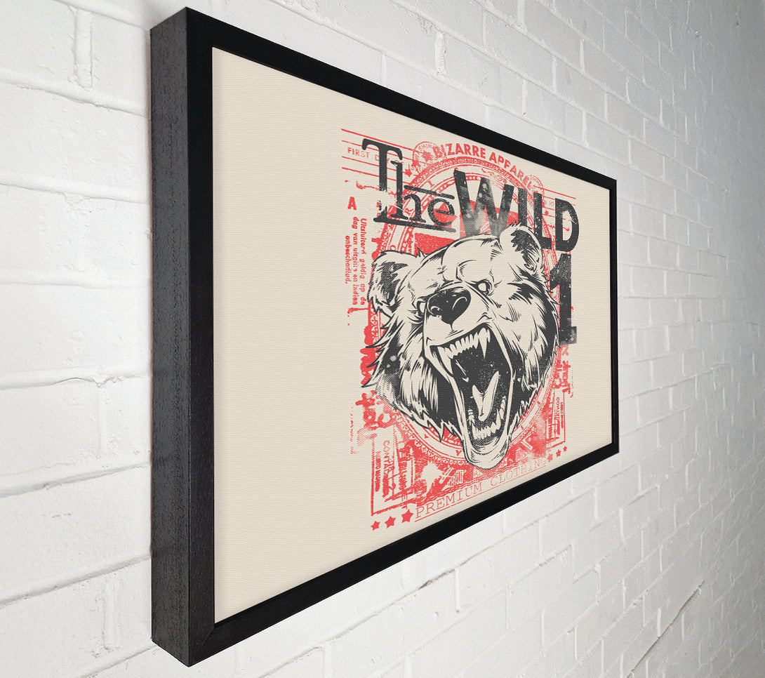  A Canvas Print of The Wild 1 Canvas Print