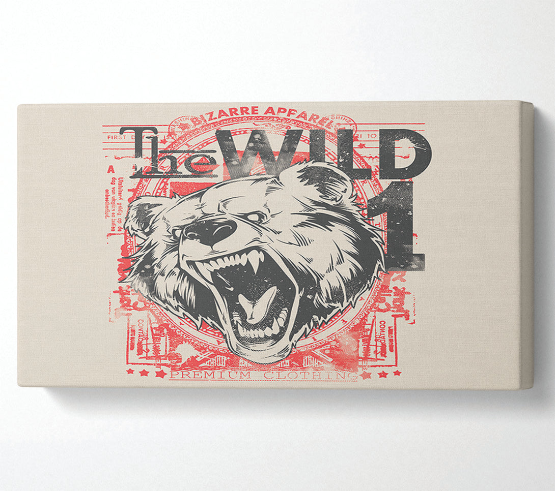  A Canvas Print of The Wild 1 Canvas Print