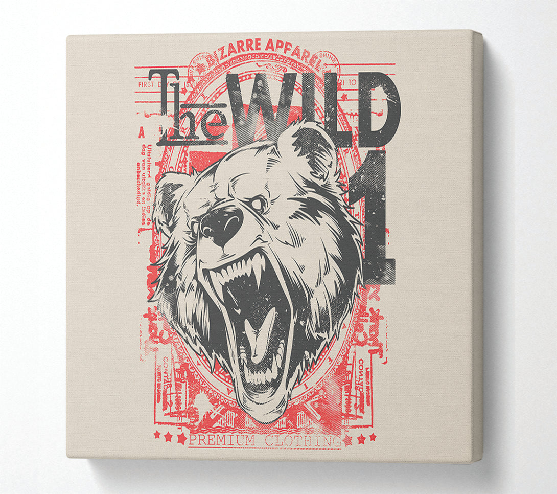  A Canvas Print of The Wild 1 Canvas Print