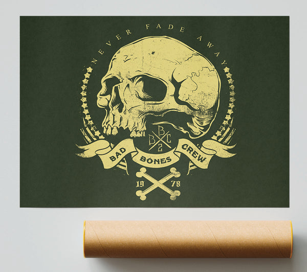 Bad Bones Crew Print