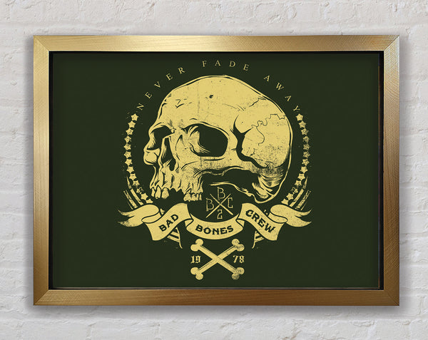 Bad Bones Crew Framed Print