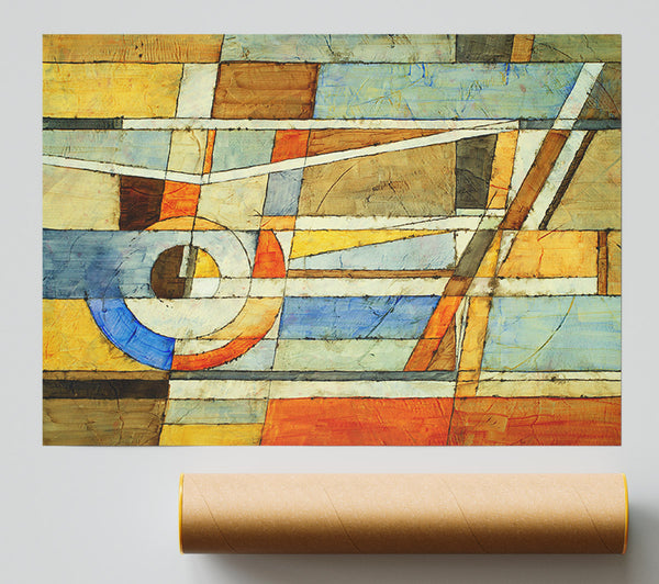 Abstract Grids Of Colours Poster