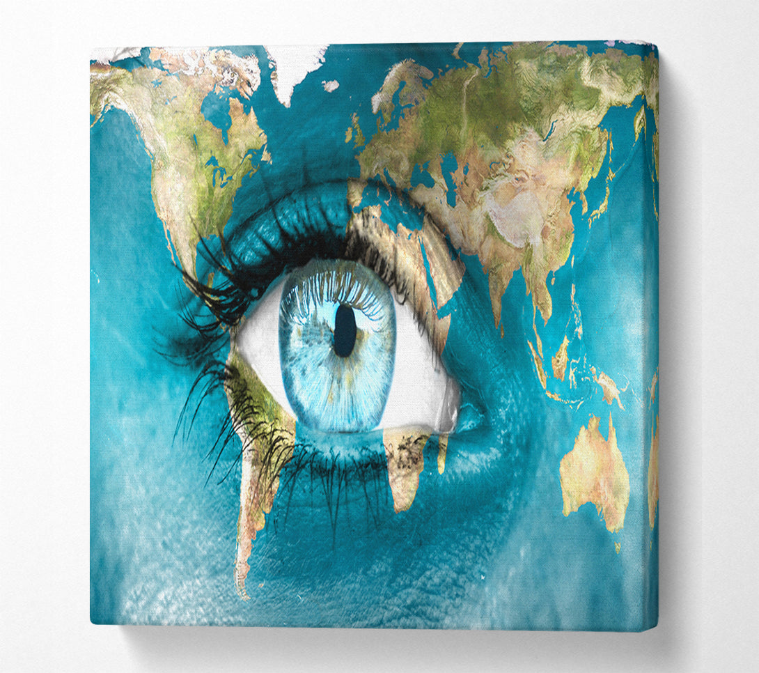  A Canvas Print of Eye Of The World Canvas Wall Art