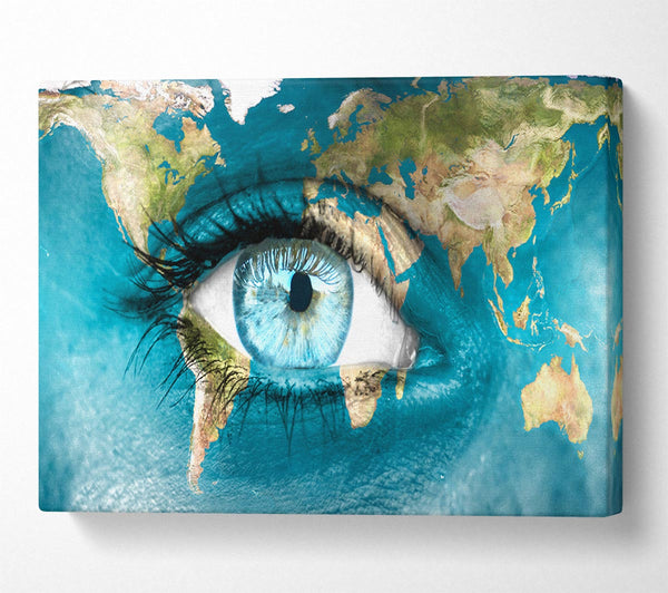  A Canvas Print of Eye Of The World Canvas Wall Art
