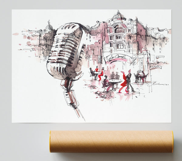 The Old Microphone Village Poster