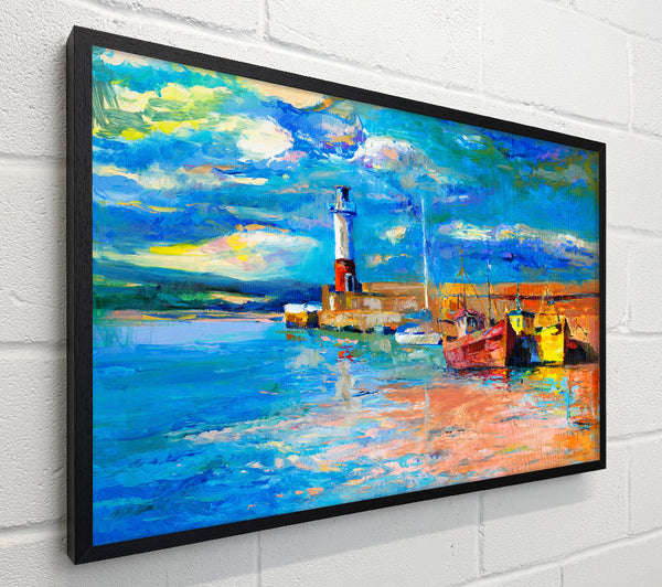 The Lighthouse Coastal Town