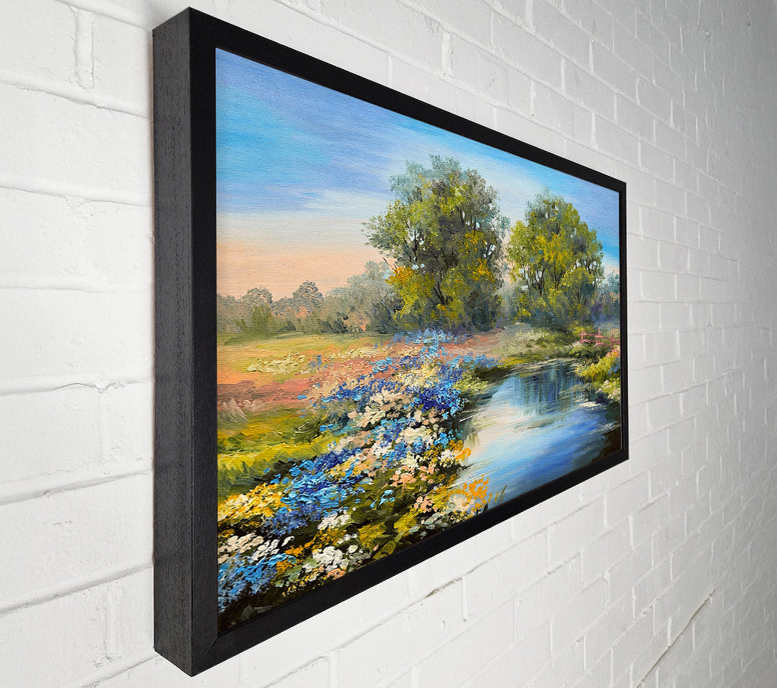  A Canvas Print of The Little River Trail Canvas Wall Art