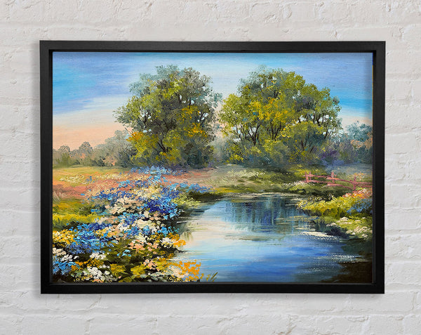 The Little River Trail Framed Print