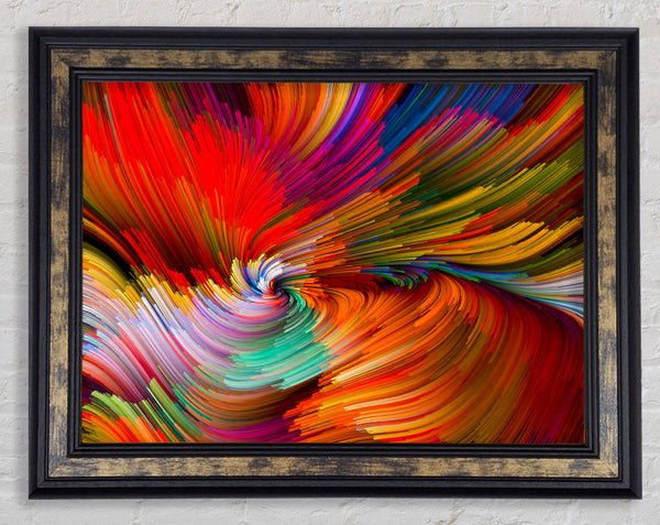 The Lines Are Close Framed Print