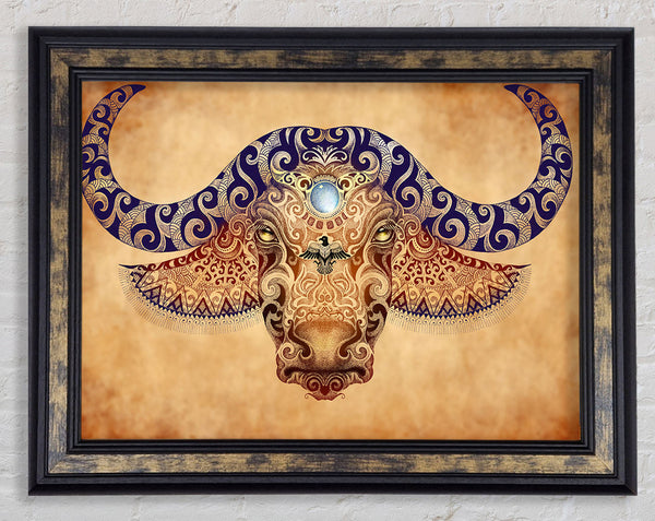 The Ethnic Ox Framed Print