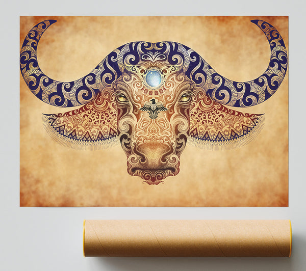 The Ethnic Ox Giclee Print