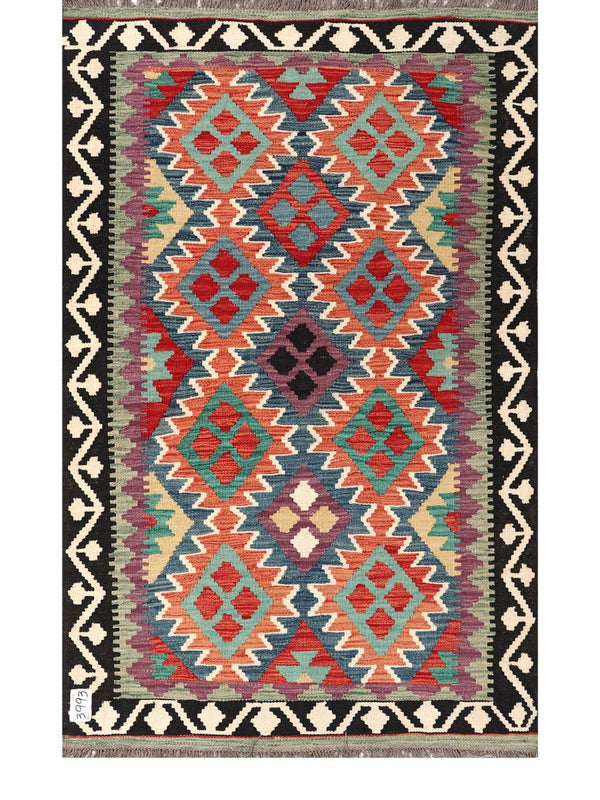 Maimana Afghanistan Kilim Rug - 160 x103 cm
