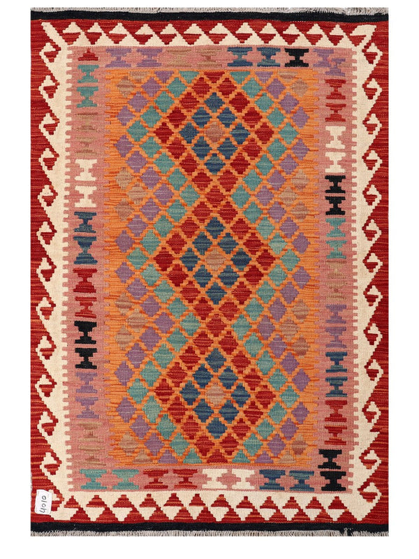 Maimana Afghanistan Kilim Rug - 152 x103 cm